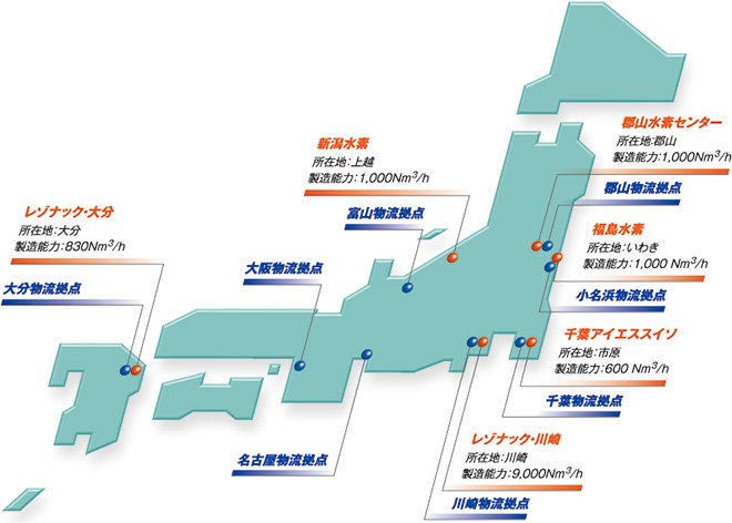 供給拠点マップ